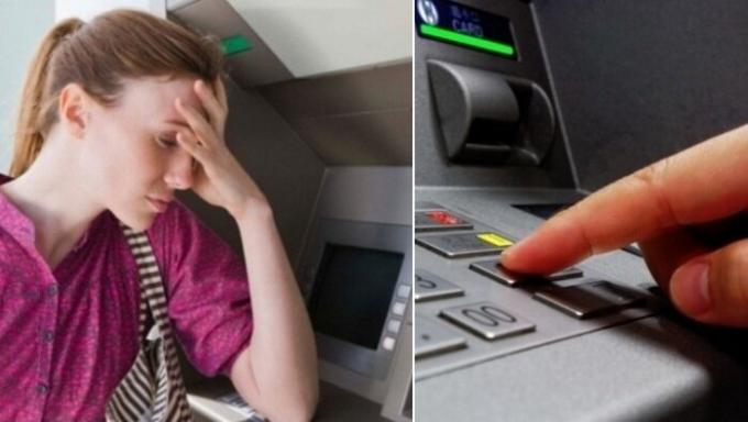 Come restituire la carta, se l'ATM "mangiato", e infine appeso