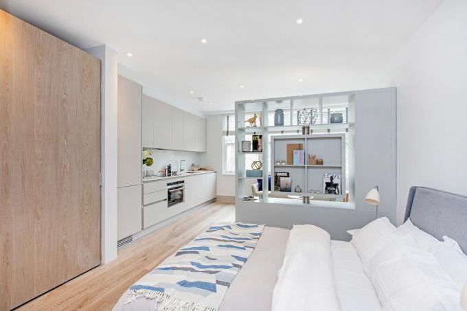 Versatile interni: Appartamento 30 m² per single e giovani coppie