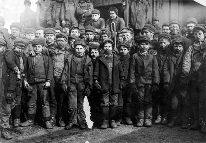 
Bambini minatori negli Stati Uniti.