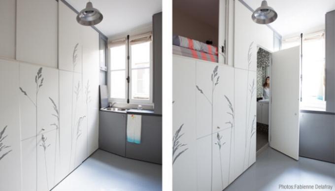 appartamento di design minimalista a Parigi.