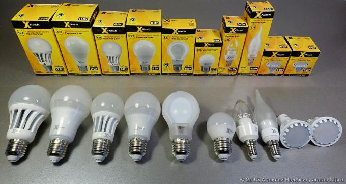 Lampade a LED Come sono, i loro vantaggi e varietà