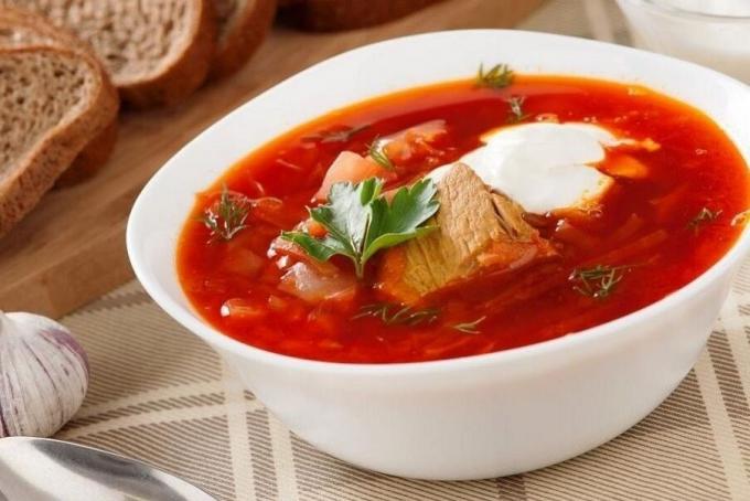 Che si aggiungono alla zuppa, in modo che esso produce sempre un colore rosso ricco. Condivido la vostra ricetta