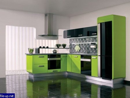 Design nero e verde