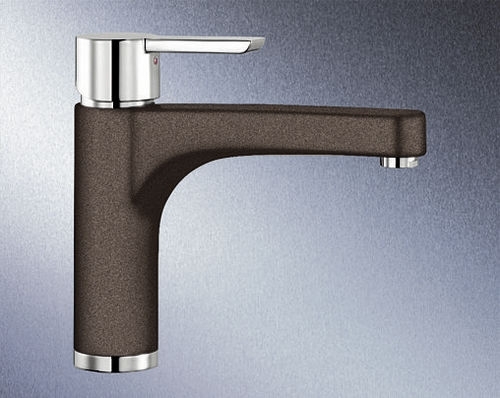 Blanco PYLOS - rubinetto elegante, nuovo design: cromo / cognac, classico