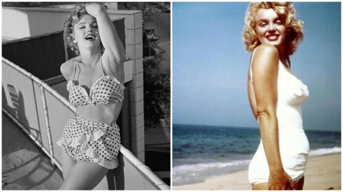 Anche Marilyn Monroe non poteva sempre agire in bikini ...