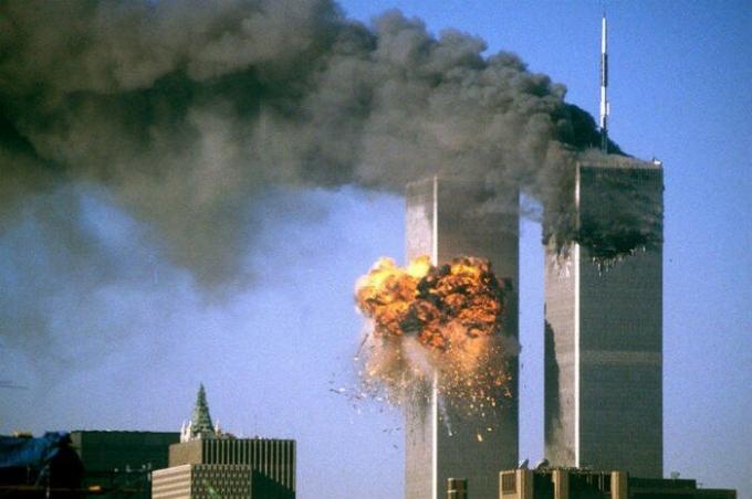 L'attacco terroristico del 11 Settembre 2001. 