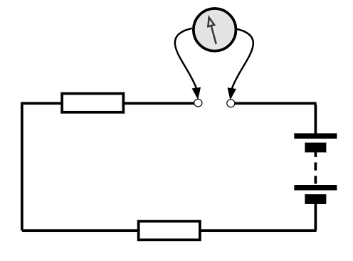 Fig. amperaggio schema di collegamento 4 multimetro quando misurata
