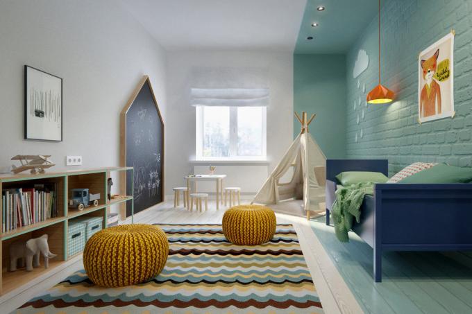 Dipingere le pareti in un piccolo appartamento: 13 idee di designer