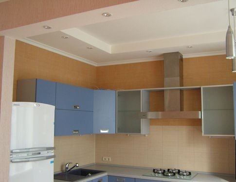 progettazione di soffitti tesi in cucina