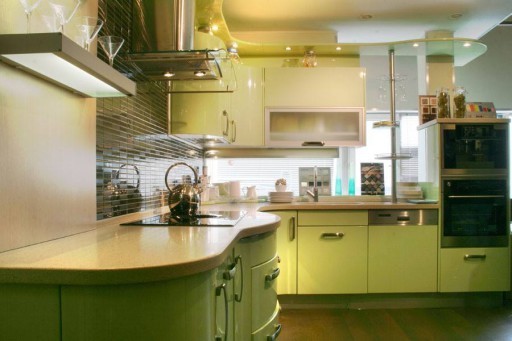 Cucina pistacchio (57 foto), tonalità pistacchio, colore verde all'interno della cucina, design fai-da-te: istruzioni, tutorial fotografici e video, prezzo