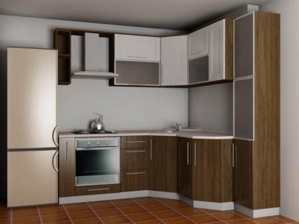 cucine angolari per piccoli appartamenti
