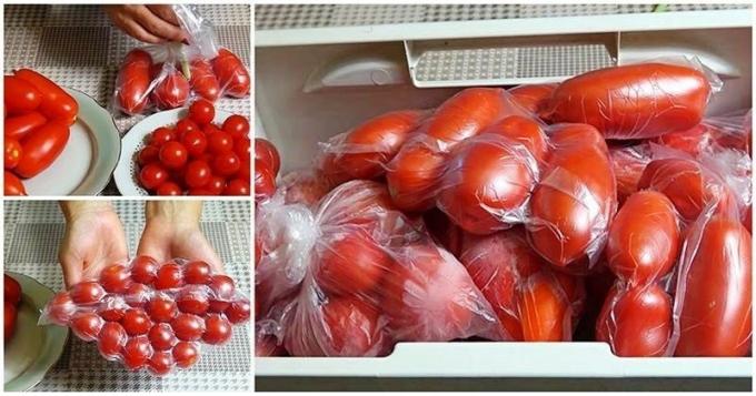 Il metodo, che mi permette di memorizzare i pomodori "fresco" per un anno