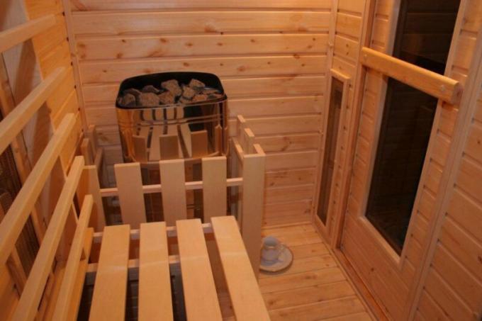 Sauna nel seminterrato con le proprie mani dalla costruzione alla finitura