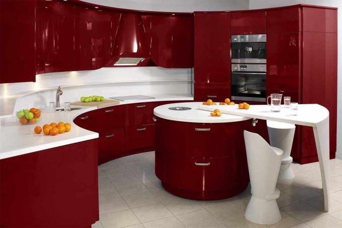 Cucina rossa e bianca (51 foto): istruzioni video per decorare uno spazio cucina con le tue mani, foto e prezzo