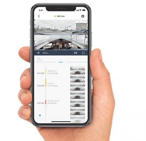L'applicazione mobile permette di monitorare la macchina a distanza