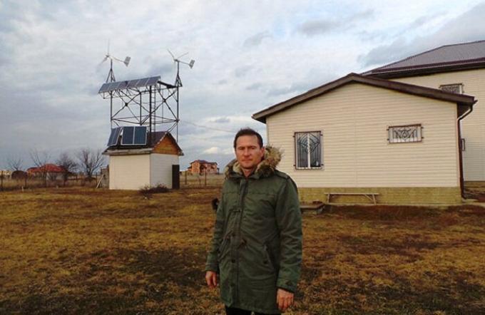 Nikolai Driga - un uomo che ha costruito una casa completamente autonomo nel Kuban.