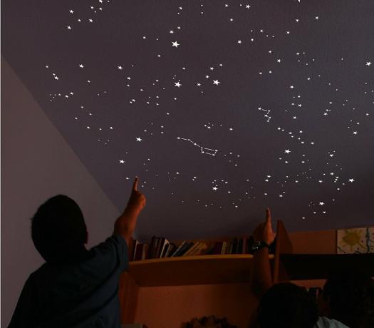 Fare un cielo stellato sul soffitto. Fantasy accanto a te.