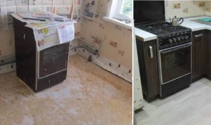  Krusciov ristrutturazione della cucina nelle proprie mani.